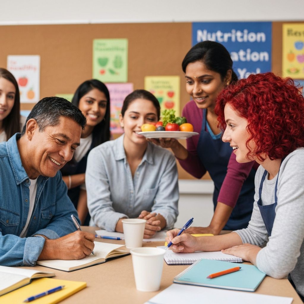 People seeking nutrition education